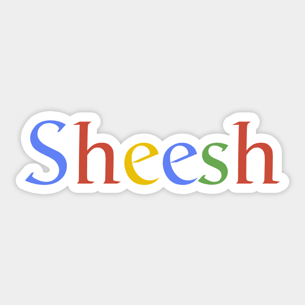 Sheesh (Colorful) Sticker by Graograman